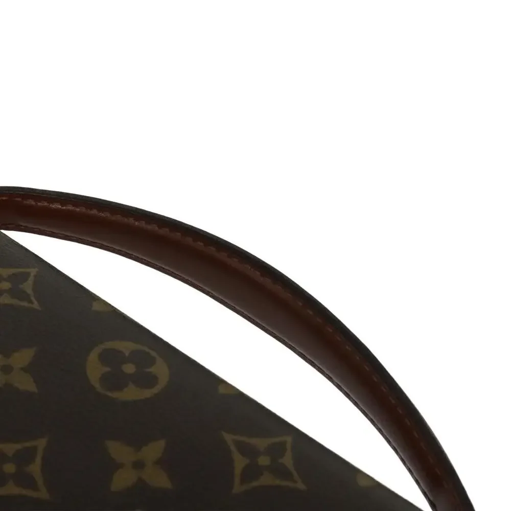 Louis Vuitton Monogram Porte Documents Bandouliere Business Bag Brown